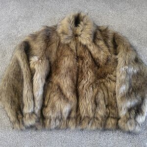 XS Urban Outfitters BDG Faux Fur Jacket